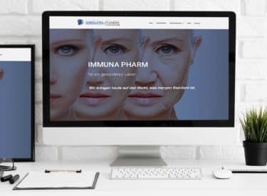 IMMUNA PHARM WEBDESIGN – Schweizer Pharma Unternehmen